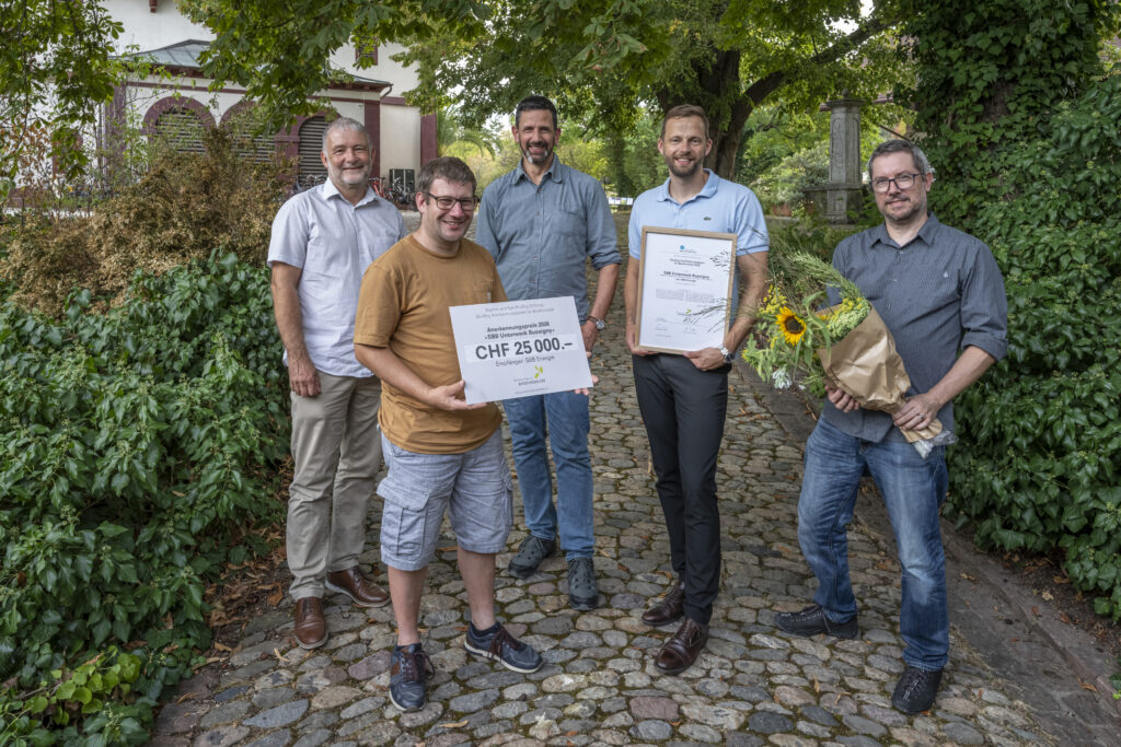 Die SBB Energie gewinnt den Binding Anerkennungspreis für Biodiversität 2026.